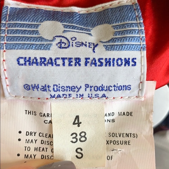 Vintage 80s Satin Mickey Mouse Bomber Jacket - Picture 8 of 8